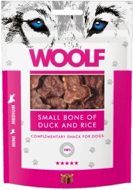 Woolf Przysmak Pies Small Bone Of Duck And Rice, 100g
