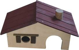 Pino-02 Domek Dla Chomika "Mahoń" Duży