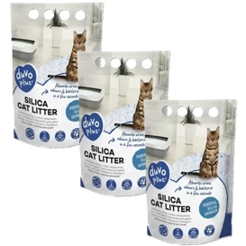 Duvo+ Premium Żwirek Silikonowy dla Kota 3x5l
