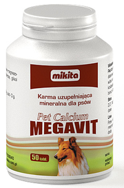 Mikita Pet-Calcium Megavit 50szt.