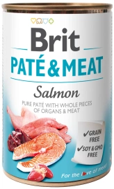 Brit Pate & Meat Dog Salmon puszka 400g