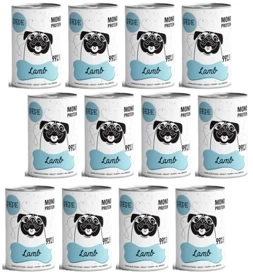 Paka Zwierzaka Karma Dla Psa PEPE Jagnięcina 12x400g