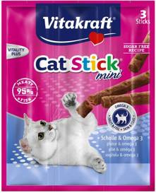 Vitakraft Kot Stick Mini Flądra/Omega3 3 szt.