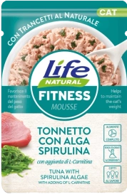 Life Cat Fitness Karma Dla Kota Tuńczyk Spirulina 70g