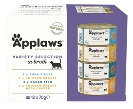 Applaws Karma Dla Kota Multipack Mix Smaków 12x70g