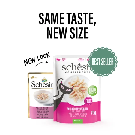 Schesir in Jelly Karma Dla Kota Kurczak Szynka 70g