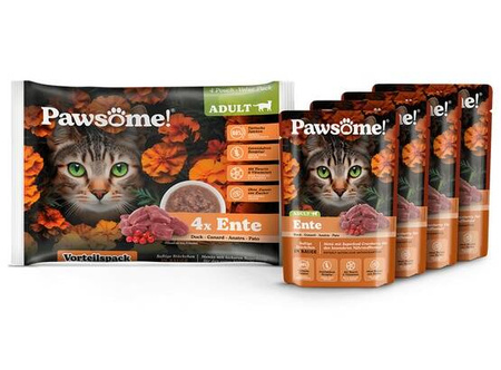 Pawsome Karma Dla Kota Ente Kaczka Saszetki 4x85g