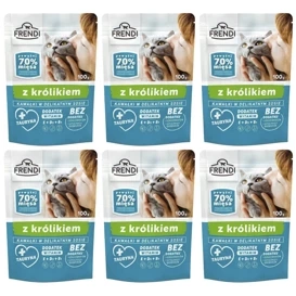 Frendi Mokra Karma dla Kota Królik Sos 6x100g