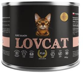 Lovcat Karma Dla Kota Pure Łosoś 190g
