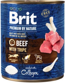 Brit Premium By Nature Beef & Tripe puszka 800g