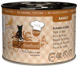 Catz Finefood Karma Dla Kota Wieprzowina Cielęcina 190g