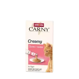 Animonda Carny Creamy Pasta dla Kota Łosoś Tauryna 6x15g