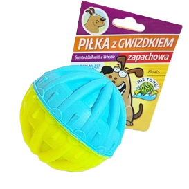Sum-Plast Zabawka Dla Psa Piłka Nr1 Piszczałka Mix Kolor