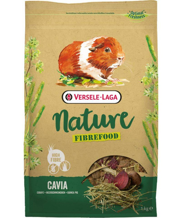 Versele-Laga Karma dla świnki morskiej Cavia nature Fibrefood 1kg Light Sensitive dla Kawii Domowych