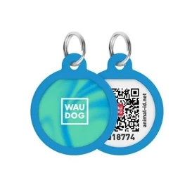 WAUDOG Smart ID Adresówka Dla Psa Niebieska 25mm