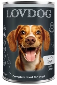 Lovdog Monoproteinowa Karma dla Psa Jagnięcina 400g