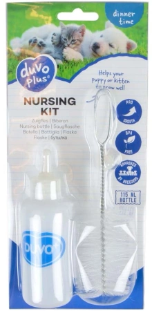 Duvo+ Butelka Do Karmienia Kociąt i Szczeniąt 115 ml
