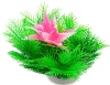 Happet Sztuczna Roślina Do Akwarium Różowy Kwiat 10cm