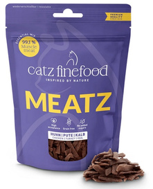 Catz Finefood Meatz Przysmak Dla Kota Kurczak Indyk Cielęcina 45g