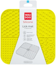 WAUDOG Lick Mata Spowalniająca Dla Psa Kota Żółta