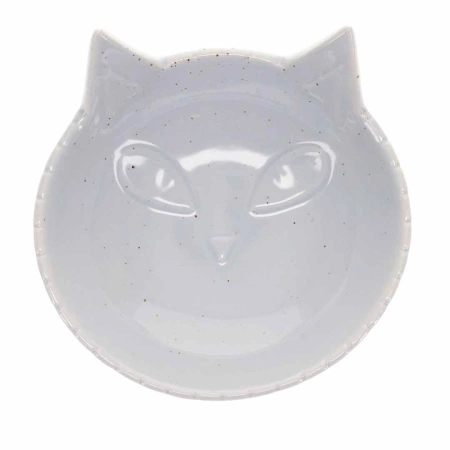 Duvo+ Ceramiczna Miska Dla Kota 175ml Jasnoszara 14cm