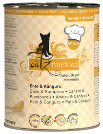 Catz Finefood Karma Dla Kota Kaczka Kangur 380g