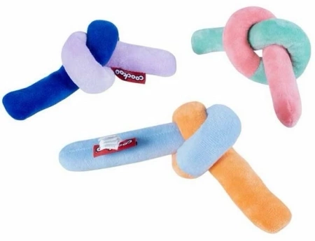 Coockoo Pluszowa Zabawka Dla Psa Węzeł Kolor Mix