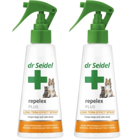Dr Seidel Repelex Plus Odstraszacz Psa Kota 2x100ml