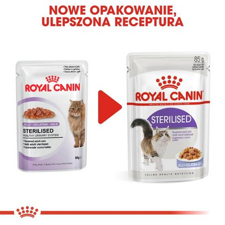 Royal Canin Sterilised Karma Mokra Dla Kota w Galaretce 85g