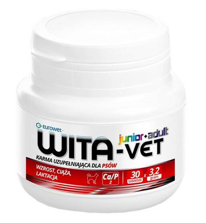 Wita-Vet Complex CA/P=2 3,2g Preparat Witaminowy 30tab