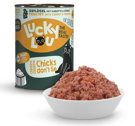 Lucky Lou Senior Karma Dla Kota Drób 400g