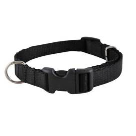 Chaba Obroża dla Psa Regulowana Taśma 2,5/60cm Czarna