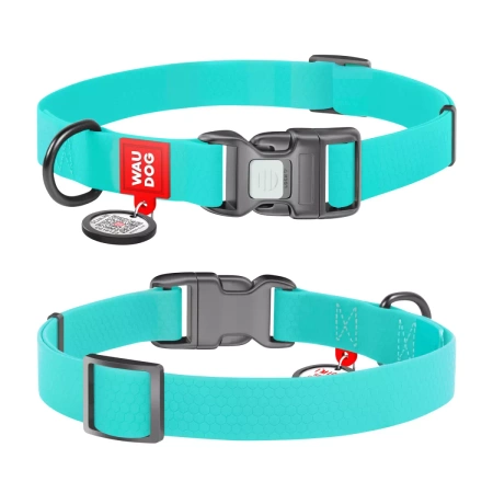 WAUDOG Wodoodporna Obroża dla Psa M 2/28-40cm Niebieska