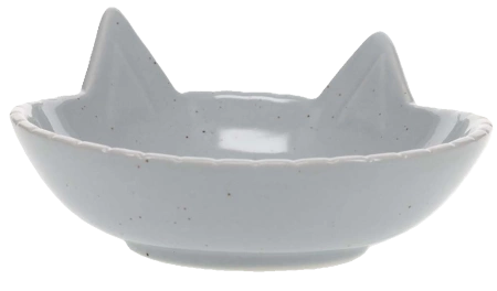 Duvo+ Ceramiczna Miska Dla Kota 175ml Jasnoszara 14cm