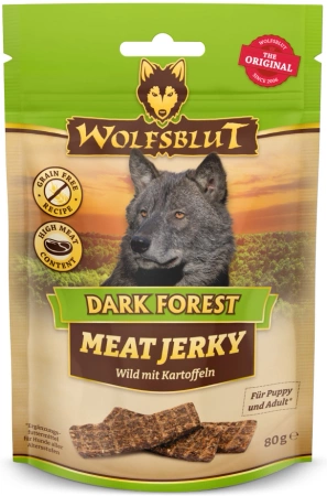 Wolfsblut Dog Meat Jerky Dark Forest Przysmak Dla Psa 80g