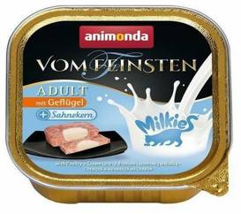 Animonda vom Feinsten Milkies Cat Drób + Sos kremowy tacka 100g