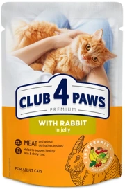 Club4Ł Kot Saszetka 100g Adult Królik W Galarecie