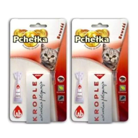 Pchełka Krople Dla Kota Na Pchły 2x1ml