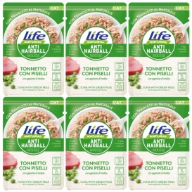 Life Cat Hairball Karma Dla Kota Tuńczyk Groszek 6x70g