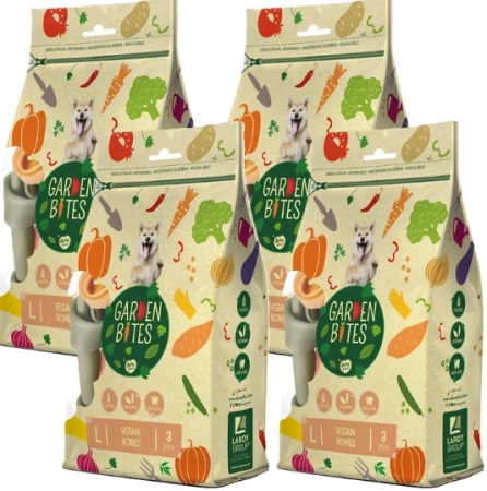 Garden Bites Bones Przysmak Dla Psa Kostki L 4x270g