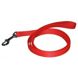Chaba Smycz dla Psa Taśma 3/130cm Czerwona