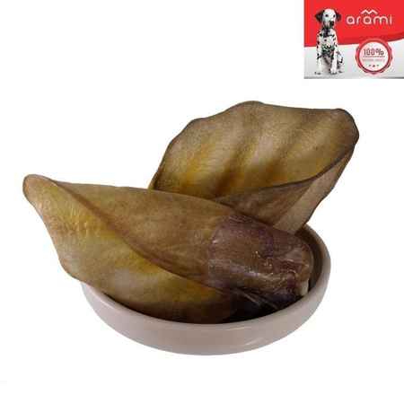 Arami Przysmak Dla Psa Uszy Wołowe Ciemne 25szt