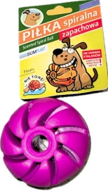 Sum-Plast Zabawka Piłka Dla Psa Spiralna Kolor Losowy 5cm