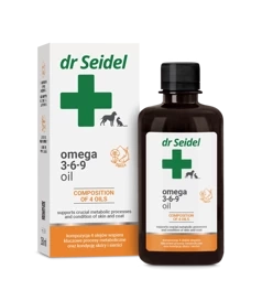 Dr Seidel Omega 3-6-9 Olej dla Psa Kota 250ml