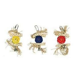 Duvo+ Zabawka Dla Ptaków Piłka i Dzwonek 18x5.5cm