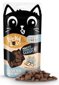 Lucky Lou Ones Krunchy Przysmak Dla Kota Mleko 60g