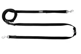 Chaba Taśmowa Smycz dla Psa Spacerowa 25mm/4m Czarna