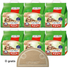 Cats Best Original Zbrylający Żwirek Dla Kotów 5l 6szt.