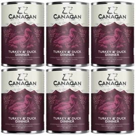 Canagan Mokra Karma dla Psa Puszka Indyk Kaczka 6x400g