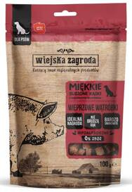 Wiejska Zagroda Przysmak dla Psa Wieprzowe Wątóbki 100g